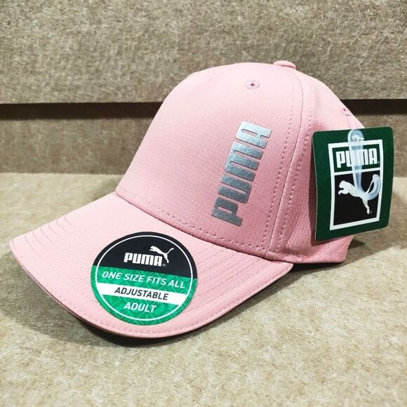 Puma Pink Structured Hat with Curved Brim Women -V - Picture 1 of 3